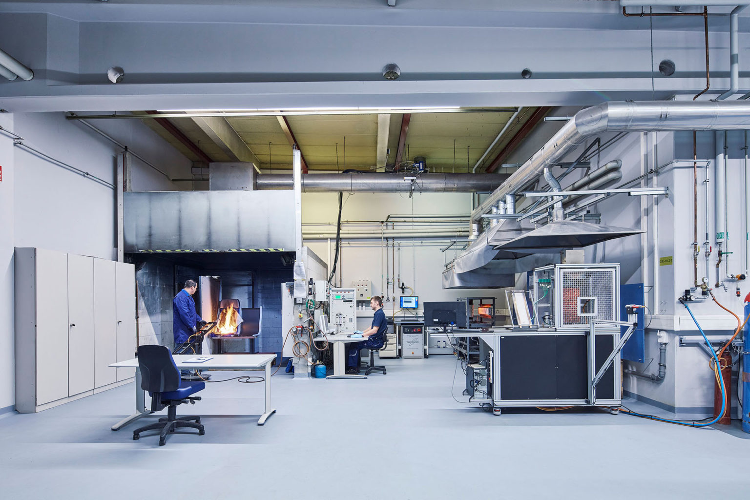 Fire laboratory RST LABS Rail System Testing GmbH
